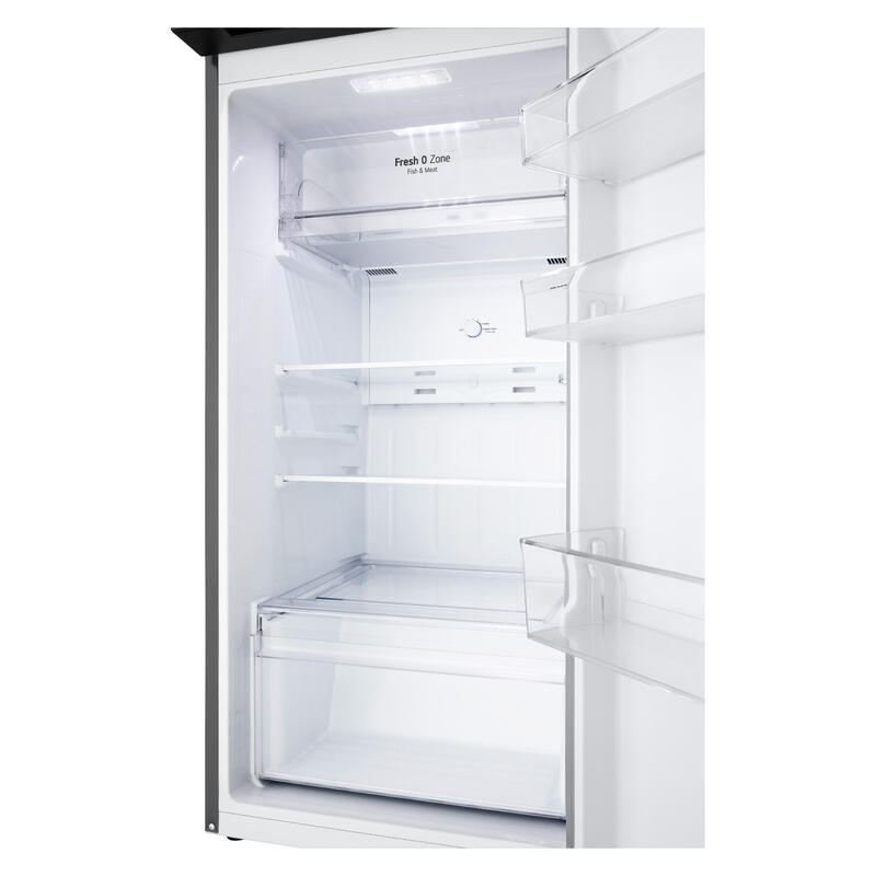 LG 243L Top Mount Fridge Freezer - Stainless Steel