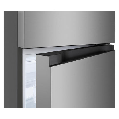LG 243L Top Mount Fridge Freezer - Stainless Steel
