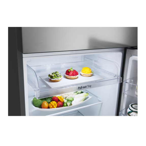LG 315L Top Mount Fridge Freezer - Stainless