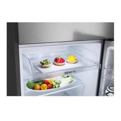 LG 315L Top Mount Fridge Freezer - Stainless