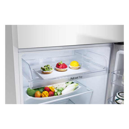 LG 375L Top Mount Fridge Freezer - White