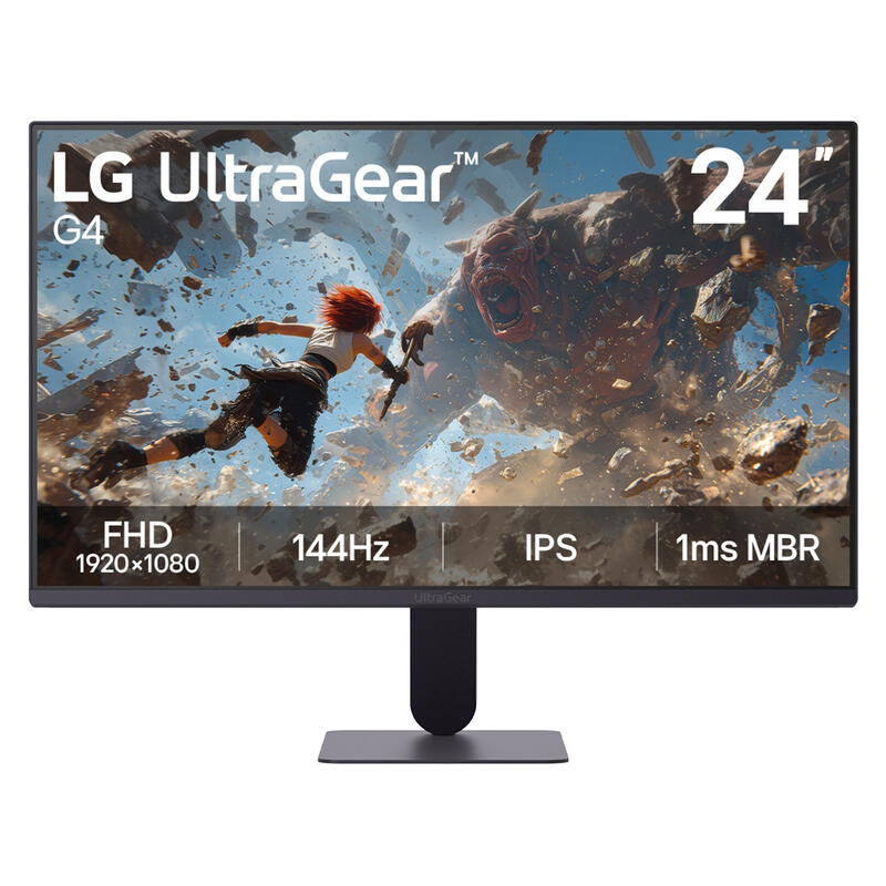 LG 24" FHD 3-Side Borderless Gaming Monitor - IPS 144Hz 1ms-Response
