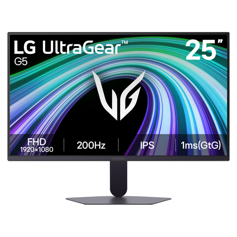 LG 25" FHD 3-Side Borderless Gaming Monitor - IPS 200Hz 1ms-Response