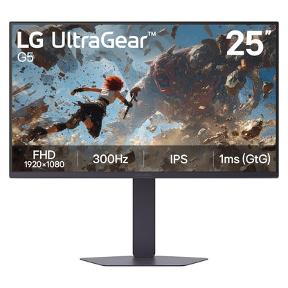 LG 25" FHD 3-Side Borderless Gaming Monitor - IPS 300Hz 1ms-Response