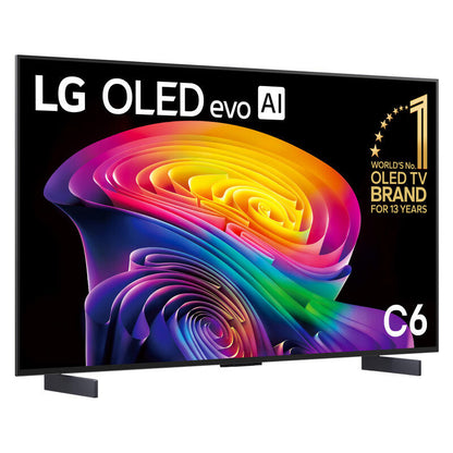 LG 42" C6 Smart 4K OLED evo AI TV (2026)