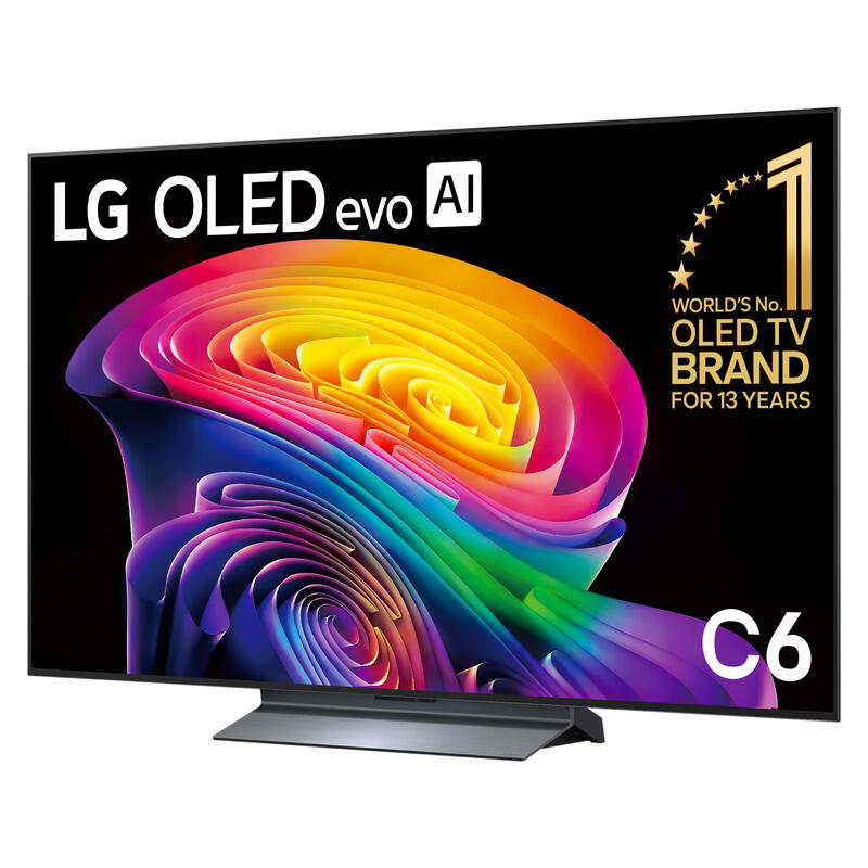 LG 55" C6 Smart 4K OLED evo AI TV (2026)