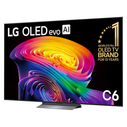 LG 77" C6 Smart 4K OLED evo AI TV (2026)