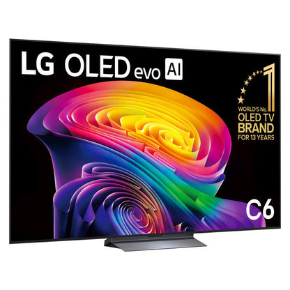 LG 77" C6 Smart 4K OLED evo AI TV (2026)