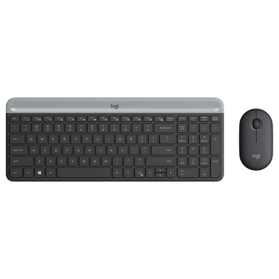 Logitech MK470 Slim Wireless Keyboard and Mouse Combo - Graphite