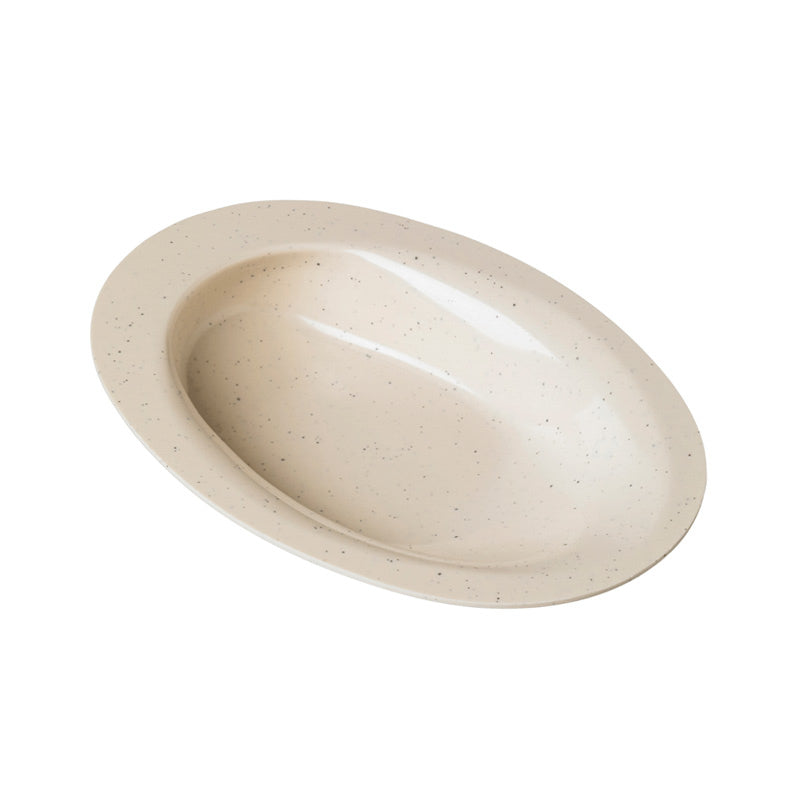 Homecraft Manoy Large Contoured Plate – Off White