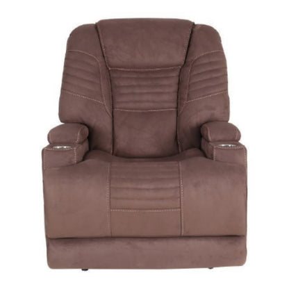 Theorem Marcos Lift & Recline Fabric Armchair - Fudge