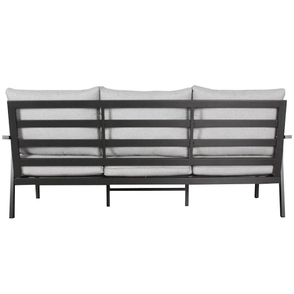 Marni 4  Piece Outdoor Lounge Setting - Charcoal/Dark Grey