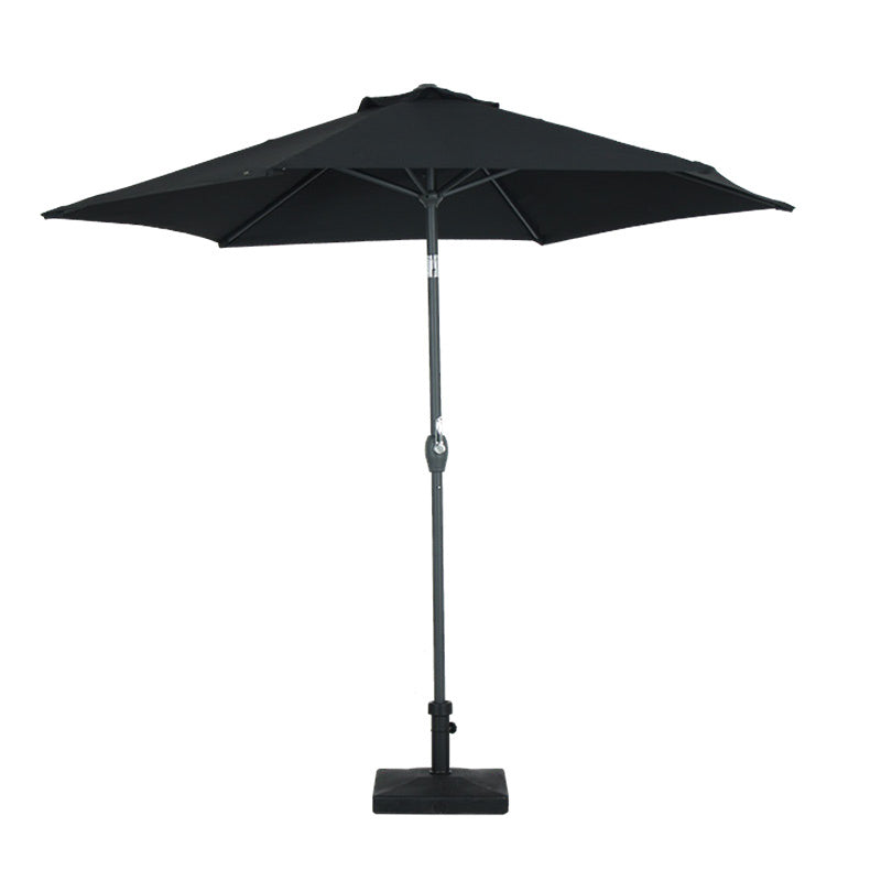 Marta Hexagonal Outdoor Umbrella - Black