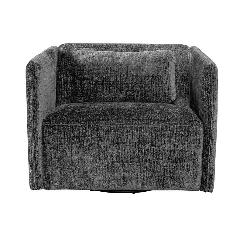 Martina Swivel Occasional Chair - Smoke Pearl