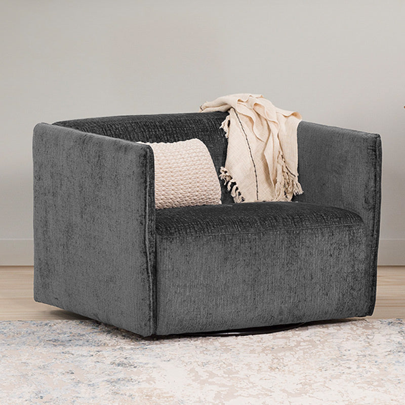 Martina Swivel Occasional Chair - Smoke Pearl