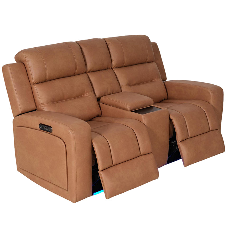Matrix 2 Seater Electric Recliner Sofa - Tan