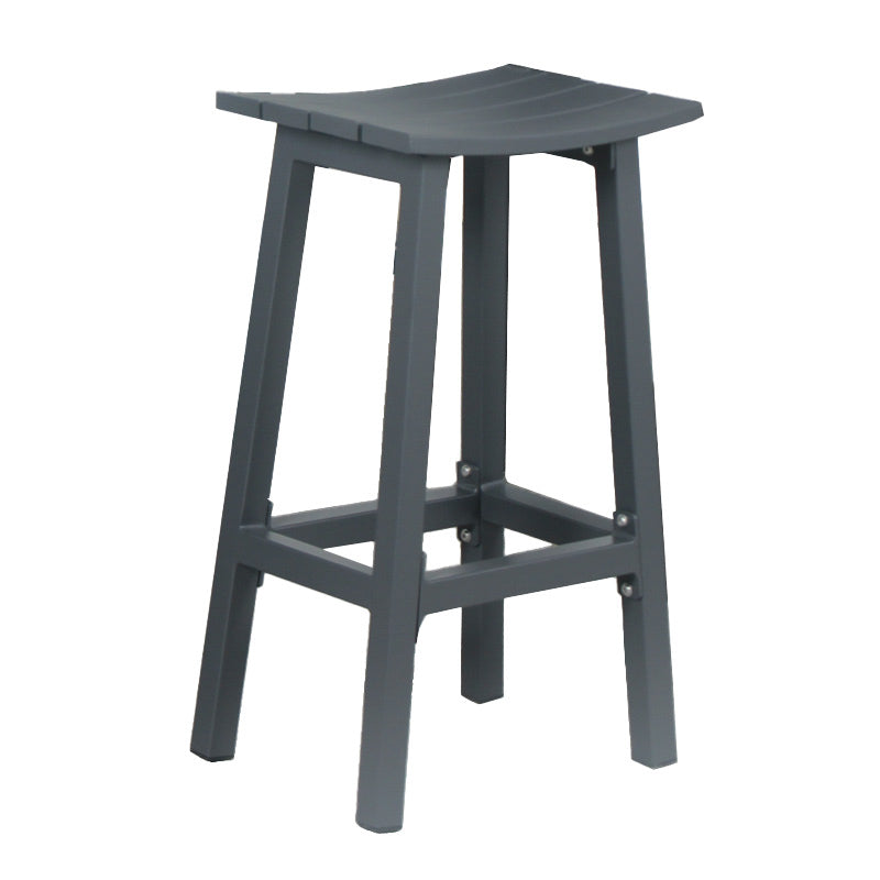 Matzo Outdoor Bar Stool - Gunmetal