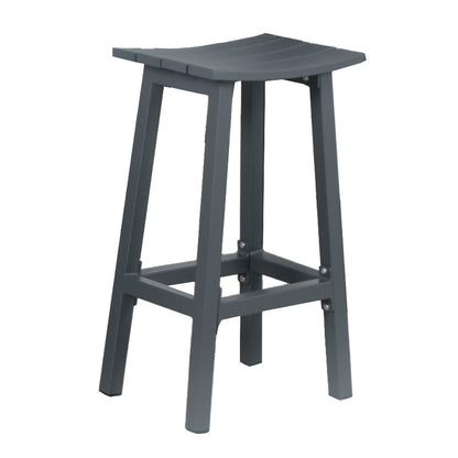 Matzo Outdoor Bar Stool - Gunmetal