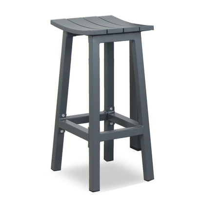 Matzo Outdoor Bar Stool - Gunmetal