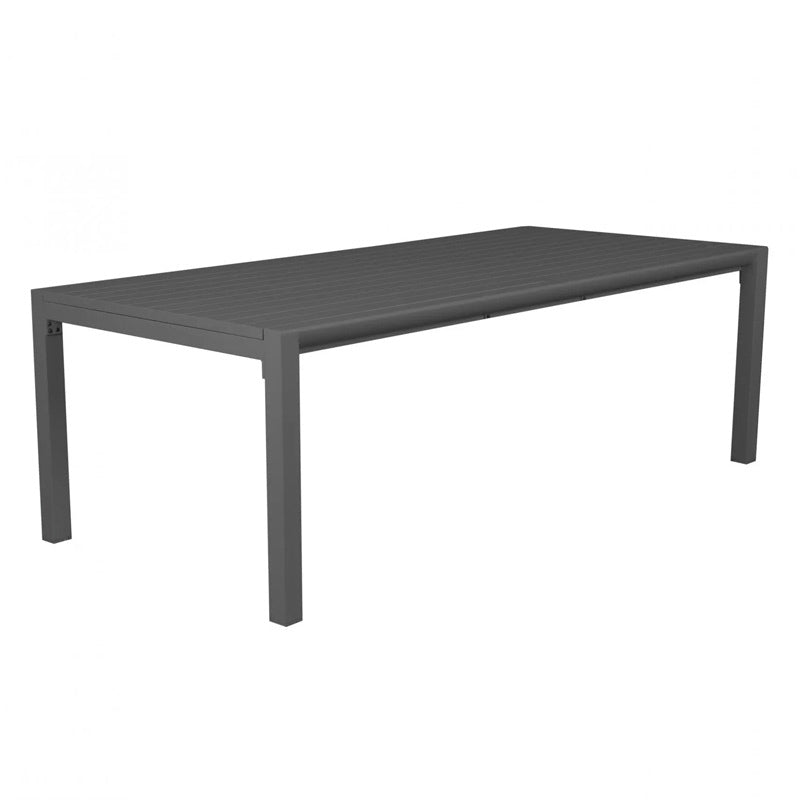 Matzo 160cm Aluminium Outdoor Dining Table - Gunmetal