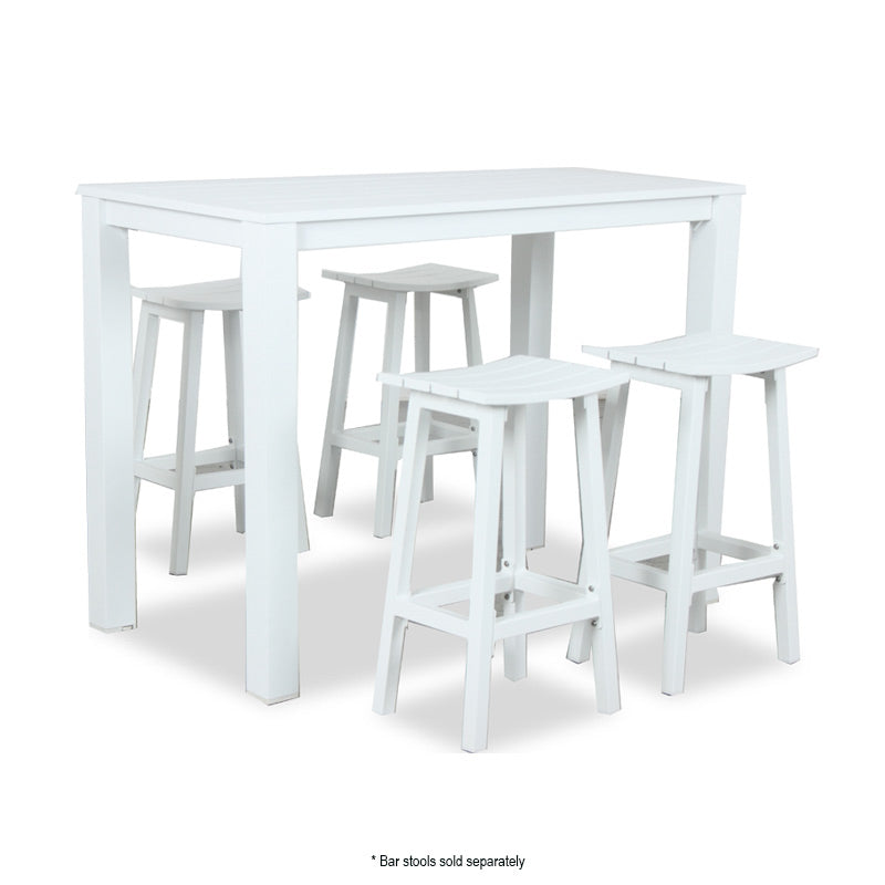Matzo Outdoor Bar Table - White