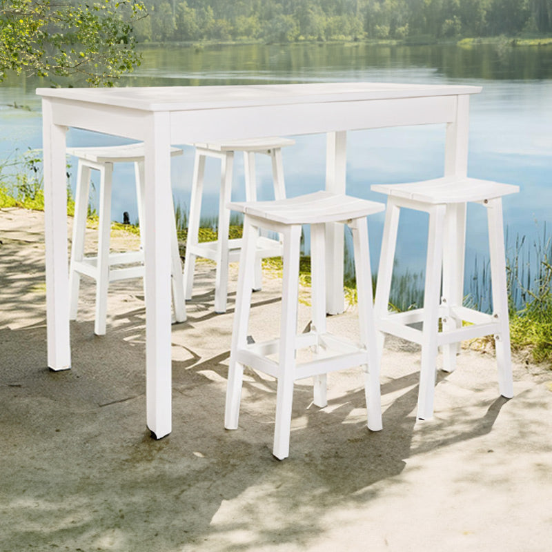 Matzo Outdoor Bar Table - White
