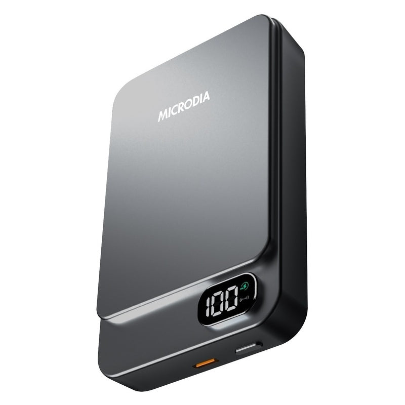 Microdia 35W SnapPower Alumaire Magnetic Power Bank 10,000MAH - Charcoal