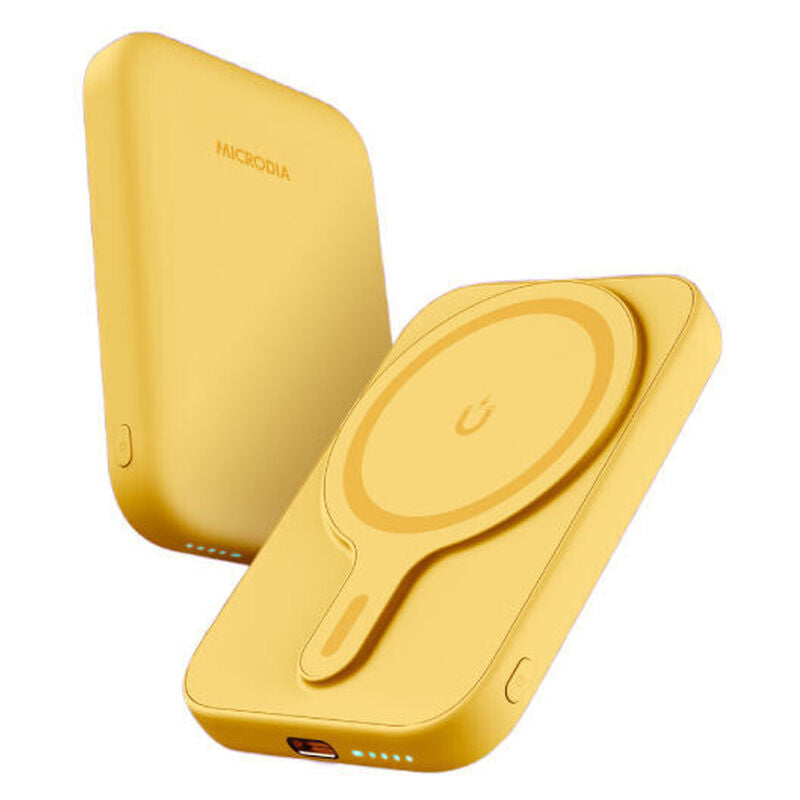 Microdia 25W SnapPower Anchor Magnetic Power Bank 10,000MAH - Yellow