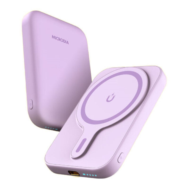 Microdia 35W SnapPower Anchor Magnetic Power Bank 10,000MAH - Purple