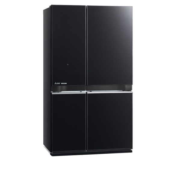 Mitsubishi Electric 580L French Door Fridge Freezer - Black
