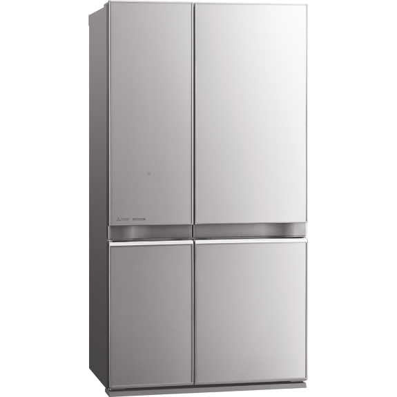 Mitsubishi Electric 580L Quad Door Fridge Freezer - Argent Silver