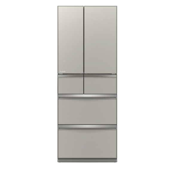 Mitsubishi Electric 470L Multi Drawer Fridge Freezer - Silver