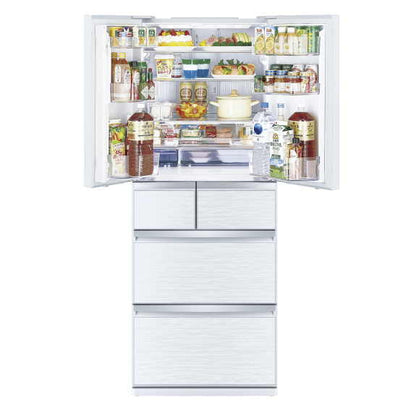Mitsubishi Electric 470L Multi Drawer Fridge Freezer - White