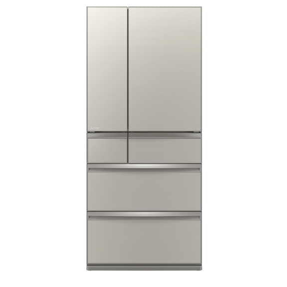 Mistubishi Electric 700L Multi-Drawer Fridge Freezer - Argent Silver