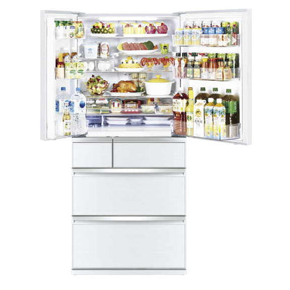 Mistubishi Electric 700L Multi-Drawer Fridge Freezer - White