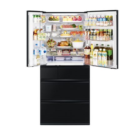 Mitsubishi Electric 700L Multi Drawer Fridge Freezer - Black