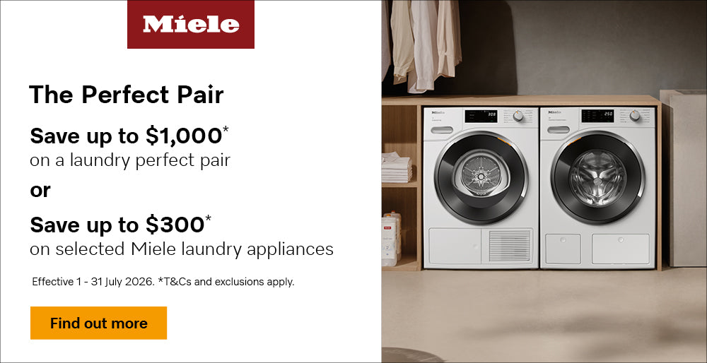 Bundle & Save on select Miele Washer and Dryer Pairs 