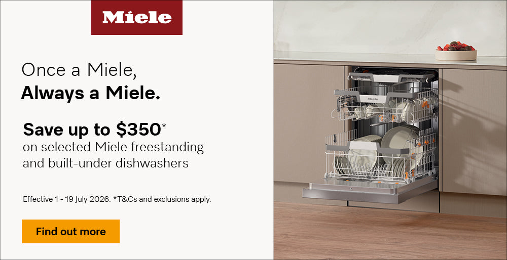 Save up to $350 on select Miele Dishwashers