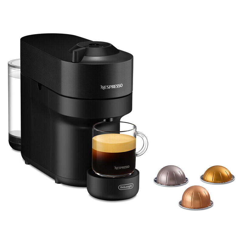 DeLonghi Nespresso Vertuo Pop Solo Capsule Coffee Machine - Black