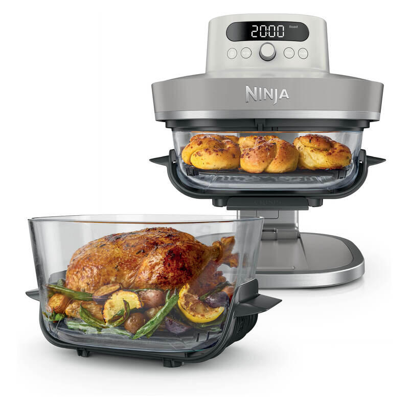 Ninja Crispi Pro 6-in-1 Countertop Glass Air Fryer - Bone