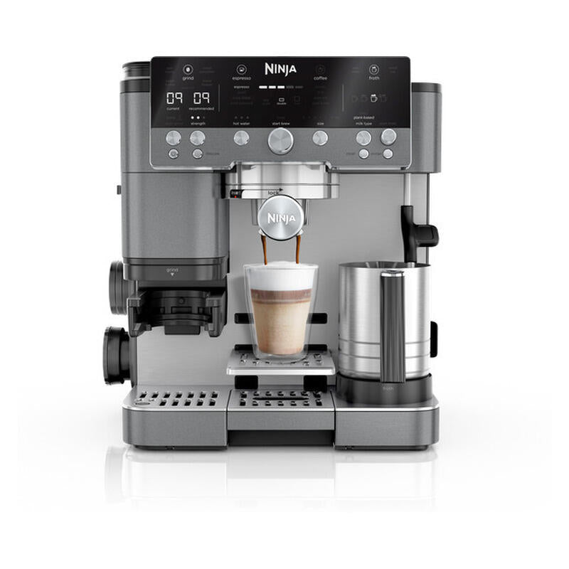 Ninja Luxe Cafe Premier 3-in-1 Manual Coffee Machine - Gunmetal