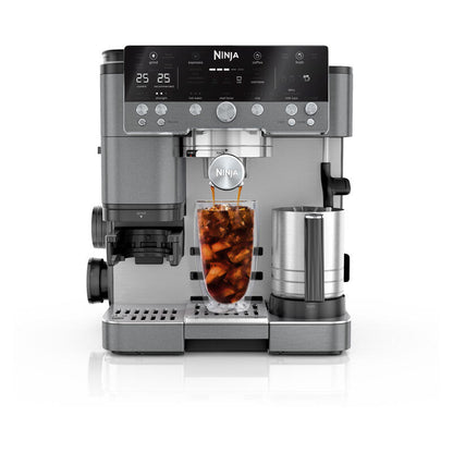 Ninja Luxe Cafe Premier 3-in-1 Manual Coffee Machine - Gunmetal