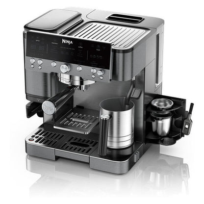 Ninja Luxe Cafe Premier 3-in-1 Manual Coffee Machine - Gunmetal