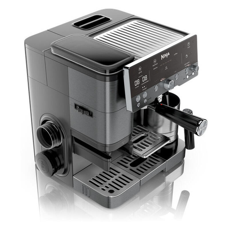 Ninja Luxe Cafe Premier 3-in-1 Manual Coffee Machine - Gunmetal