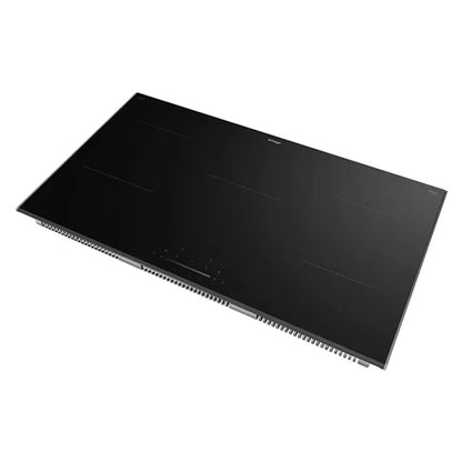 Omega 90cm 5-Zone Induction Cooktop - Black Glass