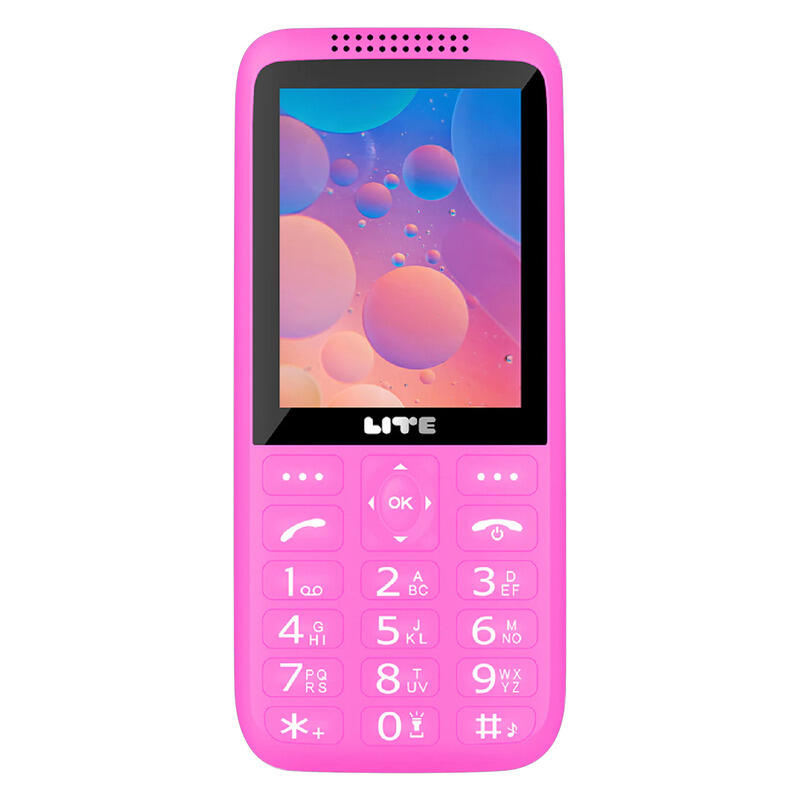 Opel Lite Candybar 4G 2.8" Screen 64GB Mobile Phone - Fuchsia