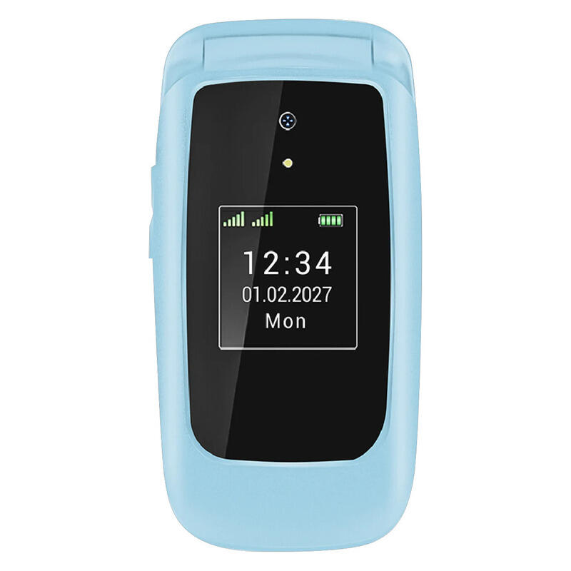 Opel Lite Dual Sim 512GB Flip Phone - Blue Aura
