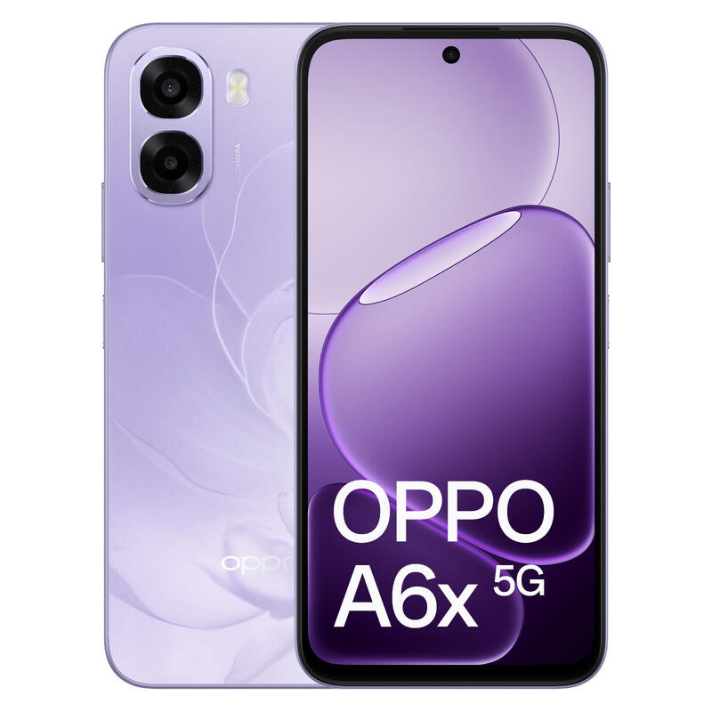 Oppo 6.75" A6X Smartphone - 4G 128GB IP64 Dual Nano Sim NFC - Violet Purple