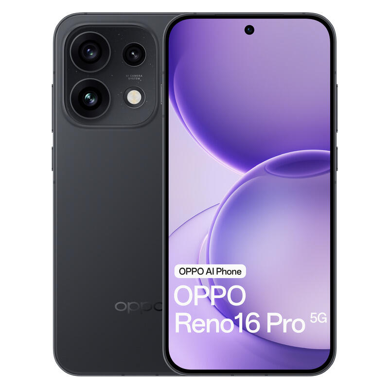 OPPO 6.32" Reno16 Pro Smartphone - 5G 512GB IP69K Dual Sim - Starlight Black