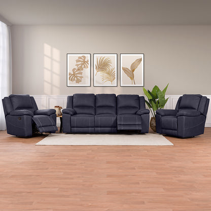 Oregon Fabric Recliner - Navy